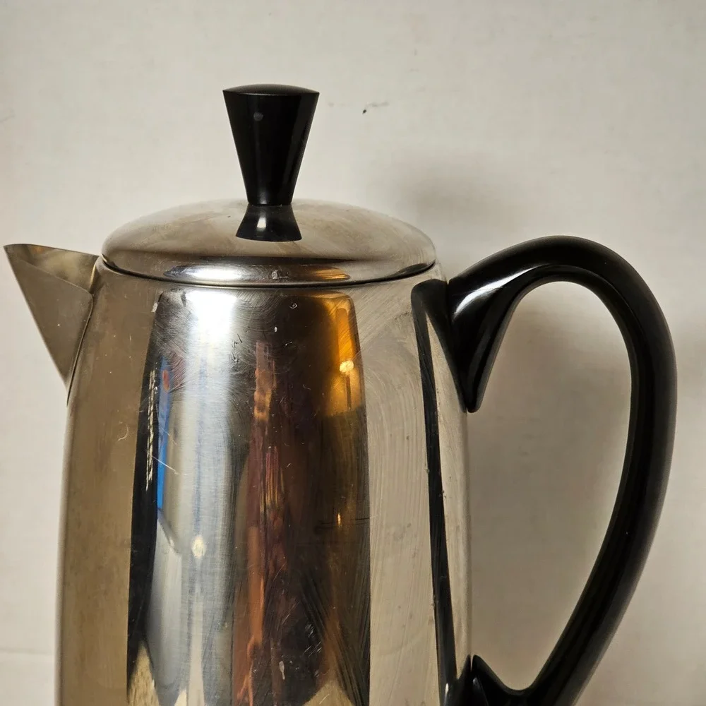 MCM Farberware Superfast Automatic 12 Cup Electric Percolator Stainless Steel
